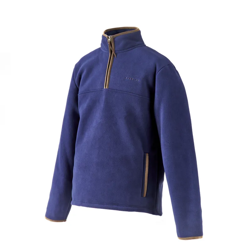 Shires Aubrion Core Gents Half Zip Fleece Navy-3