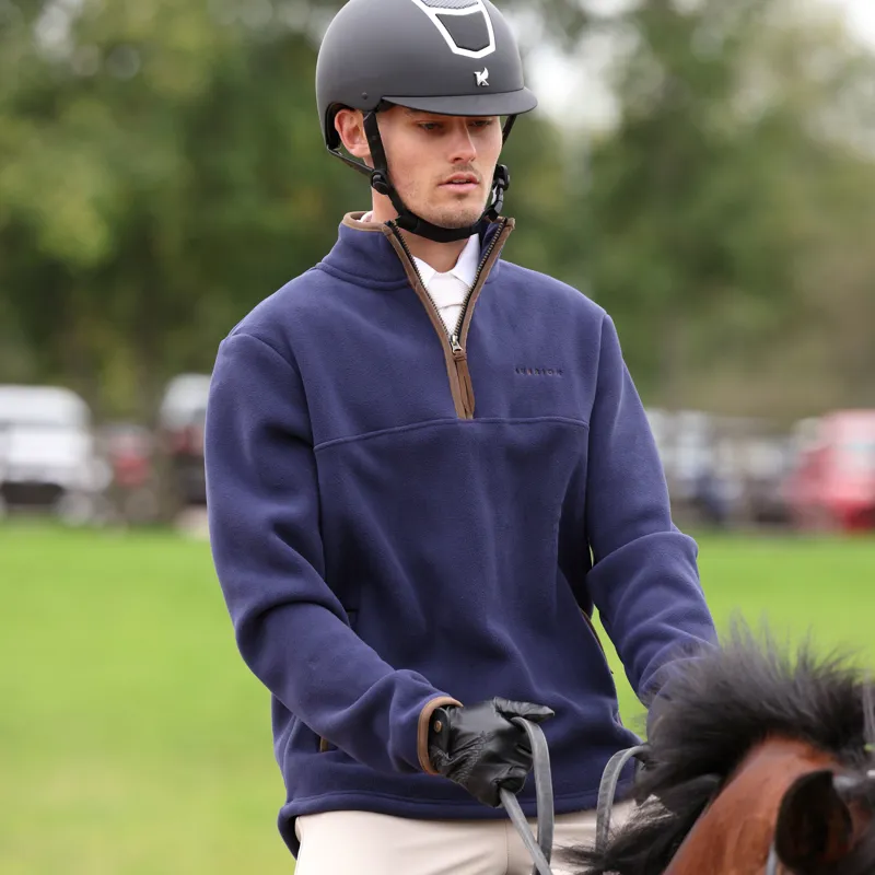 Shires Aubrion Core Gents Half Zip Fleece Navy-1