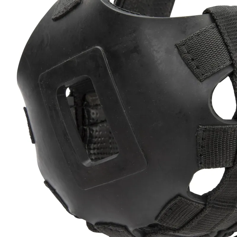 Shires FreeGraze Airflow Grazing Muzzle Black-3