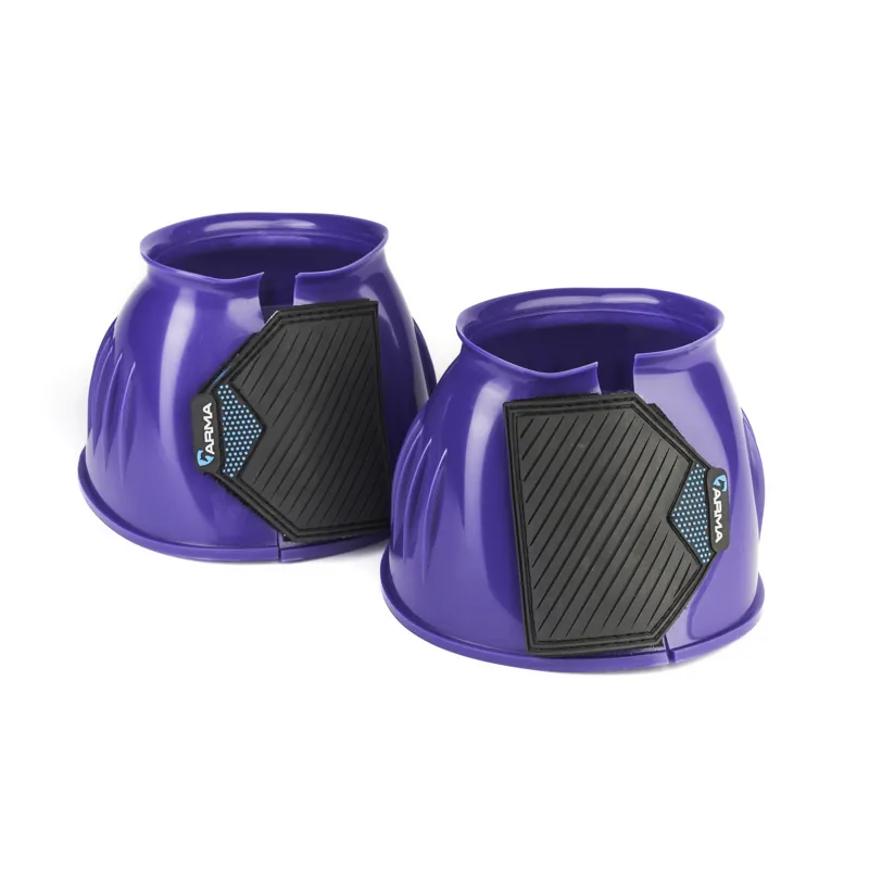 Shires Arma Gloss Over Reach Boots Purple