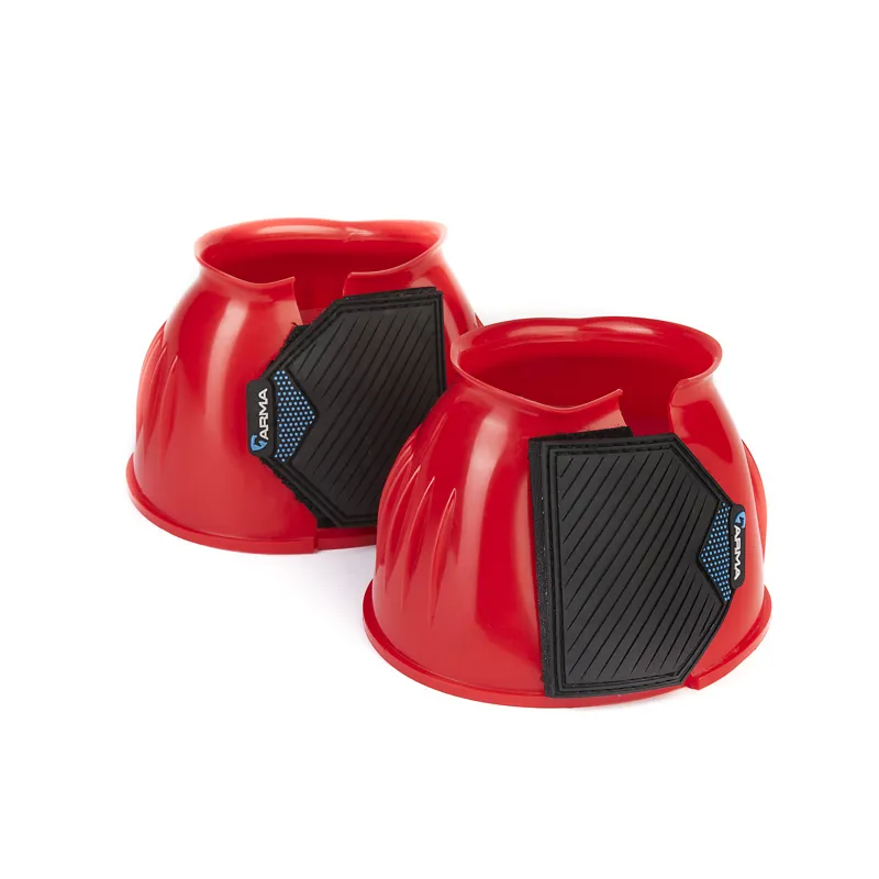 Shires Arma Gloss Over Reach Boots Red