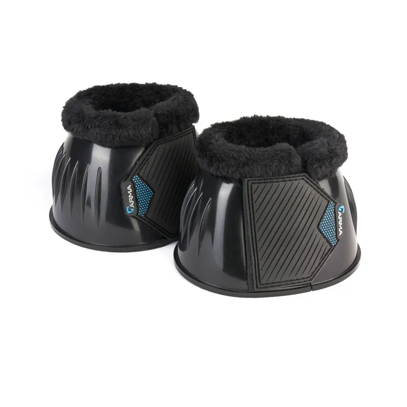 Shires Arma Comfort Gloss Over Reach Boots Black