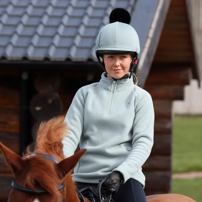 Shires Aubrion React Ladies Half Zip Fleece Sage