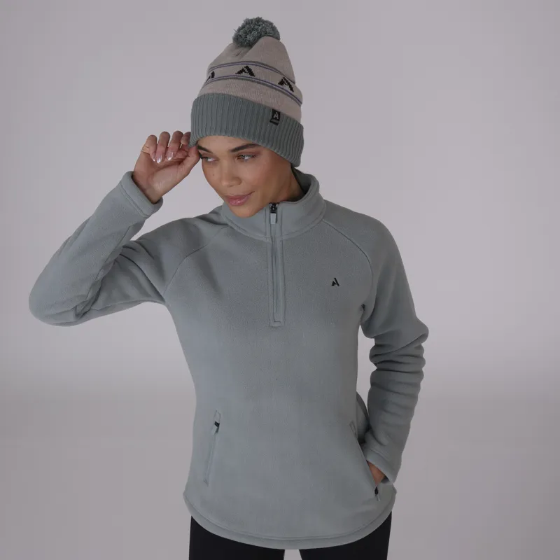 Shires Aubrion React Ladies Half Zip Fleece Sage-7