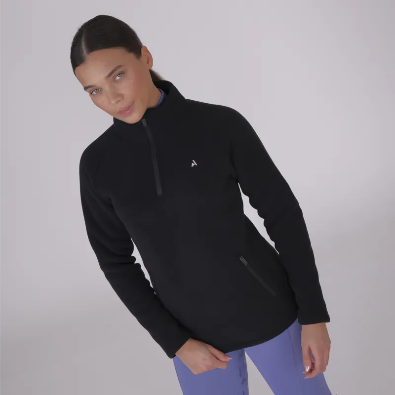 Shires Aubrion React Ladies Half Zip Fleece Shadow-4