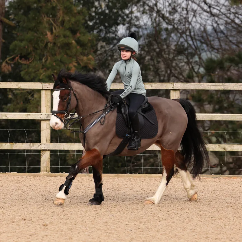 Shires Aubrion React Young Rider Winter Base Layer Sage-2