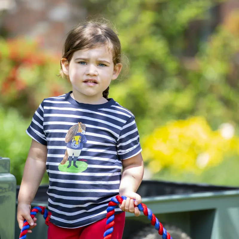 Shires Winnie And Me T-Shirt Navy-9