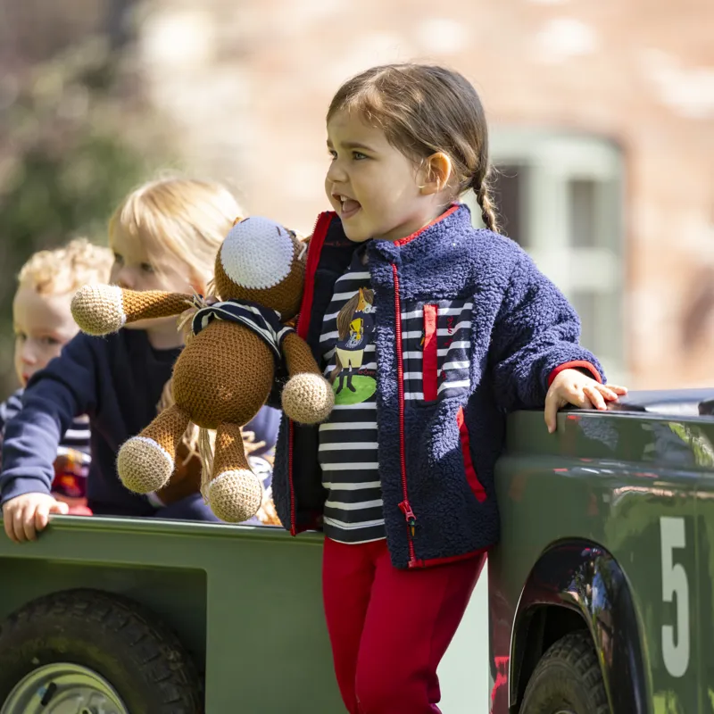 Shires Winnie And Me Fleece Jacket Navy