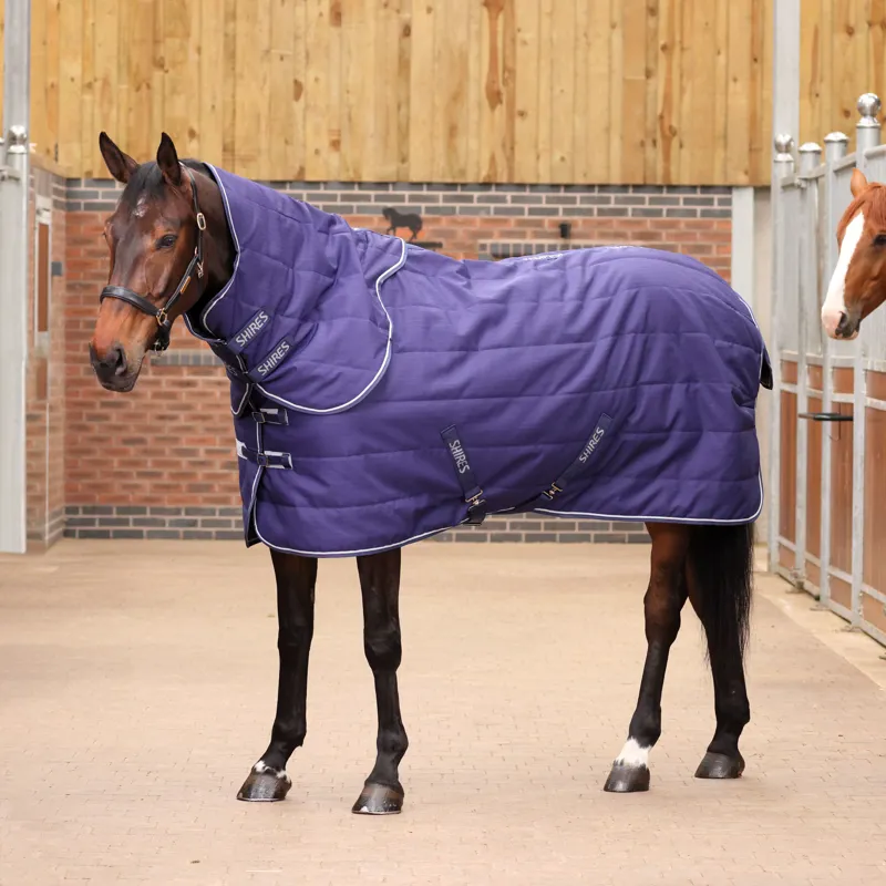 Shires Tempest Original 100g Light/Medium Weight Stable Rug And Neck Navy