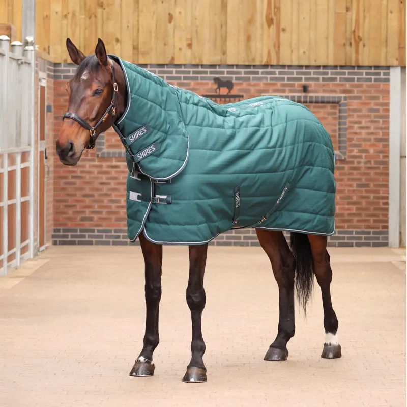 Shires Tempest Original 200g Medium Weight Stable Rug And Neck Set Emerald