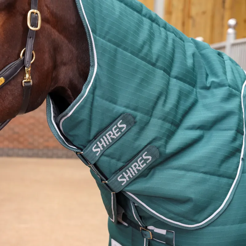 Shires Tempest Original 200g Medium Weight Stable Rug And Neck Set Emerald-2