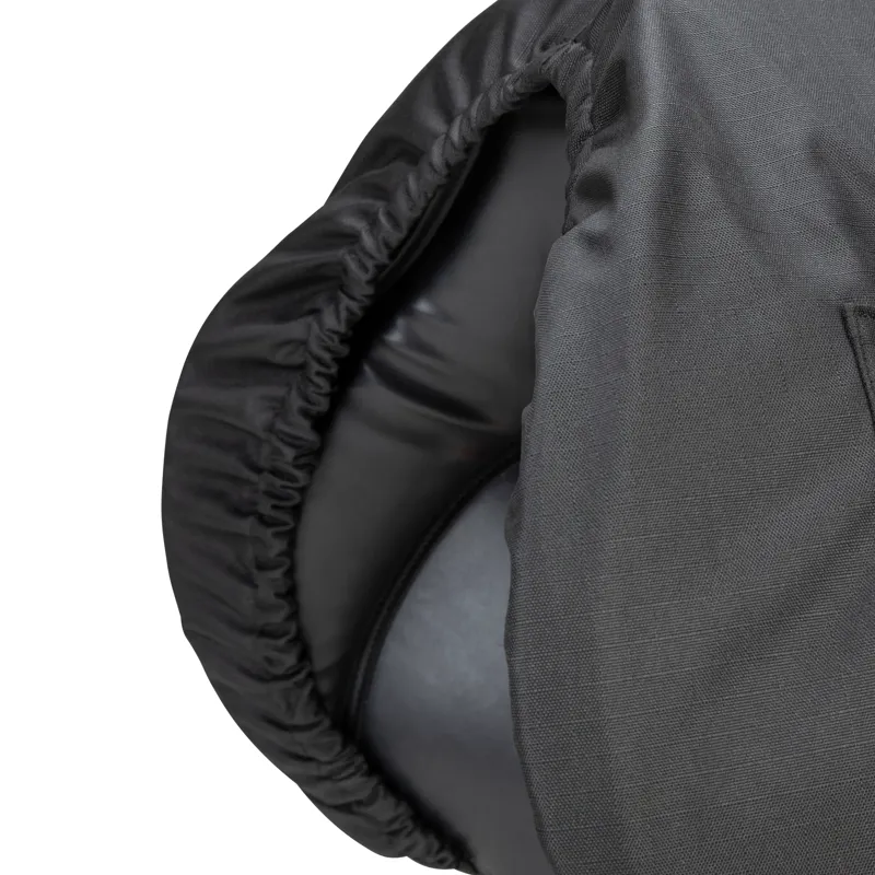 Shires Aubrion Waterproof Fleece Lined Saddle Cover Black-3
