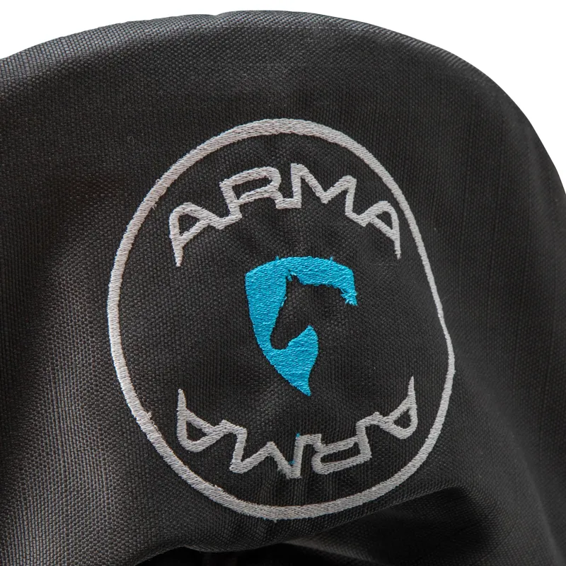 Shires Aubrion Waterproof Fleece Lined Saddle Cover Black-7