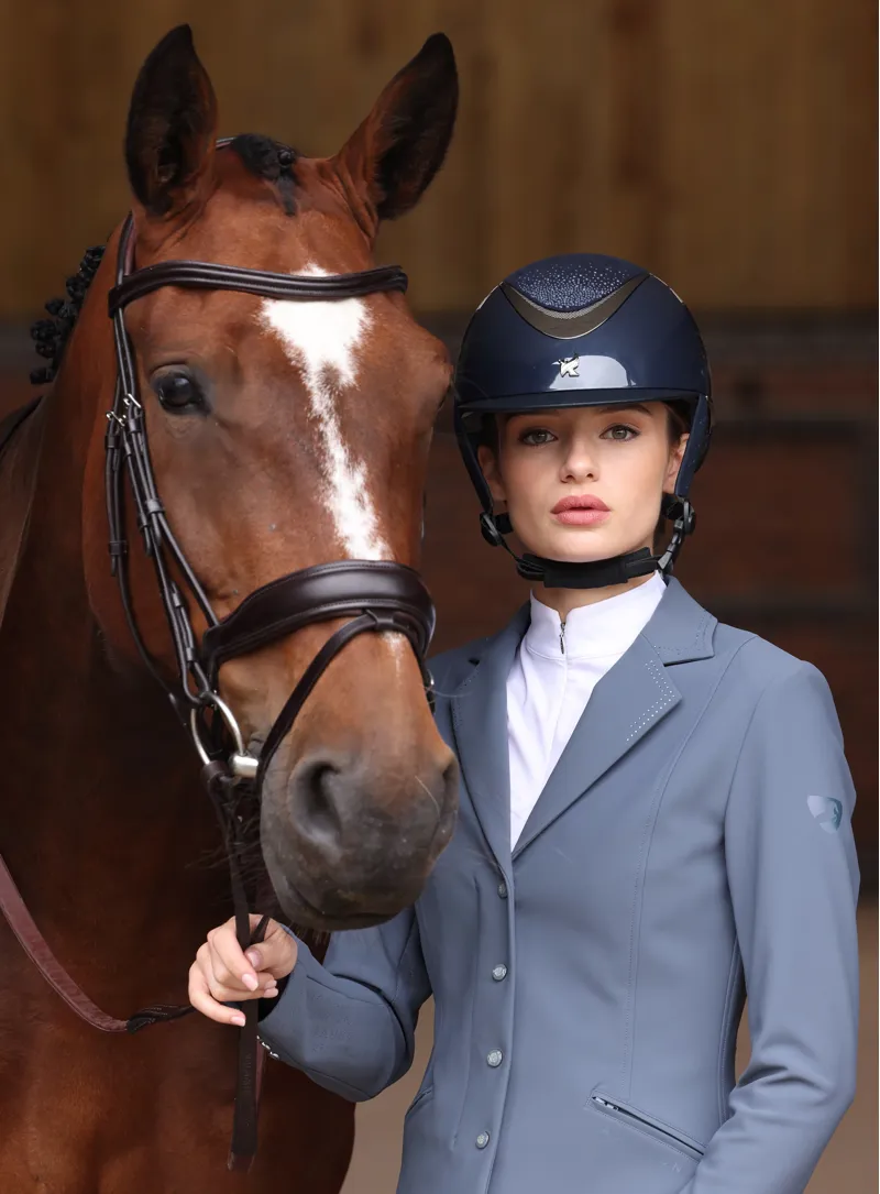 Shires Karben Ariel Eclipse SP Riding Hat Navy-1