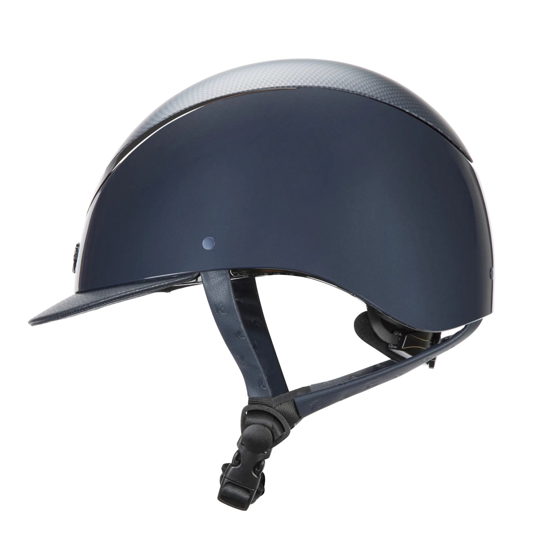Karben Elena Chapeau d'équitation avec visière fixe pour adulte Unisexe (53 cm - 55 cm) (marine