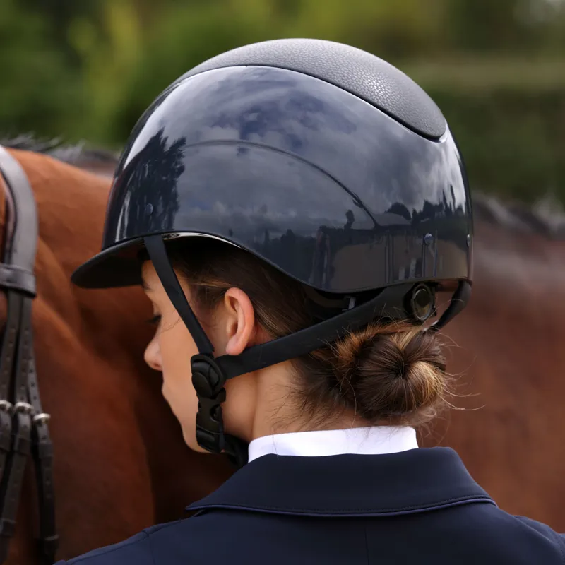 Shires Karben carey Eclipse SP Riding Hat Navy-2