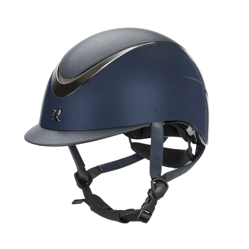 Shires Karben carey Eclipse SP Riding Hat Navy-9