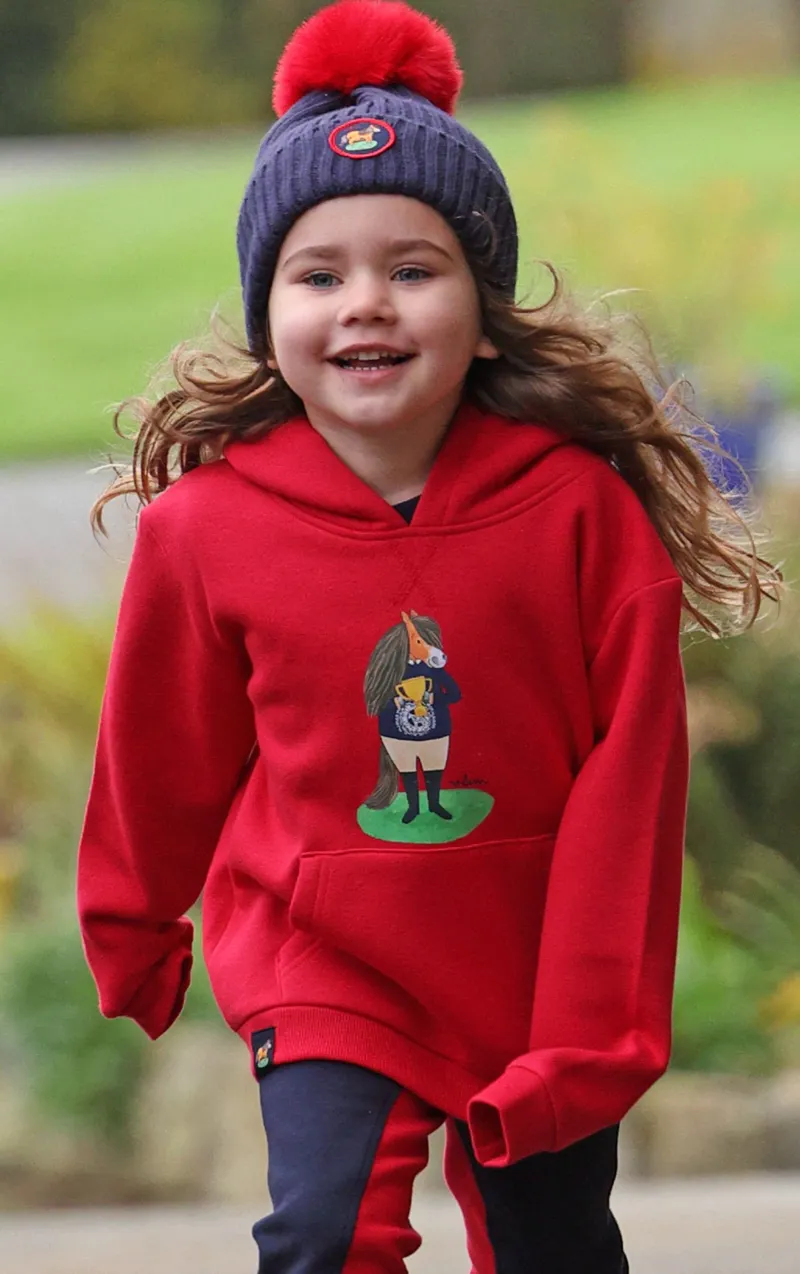 Shires Winnie And Me Hoodie Red-5