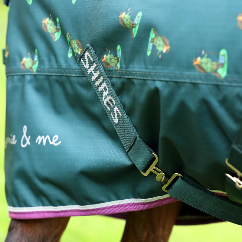 Shires Winnie And Me 100g Turnout Rug  Green-3