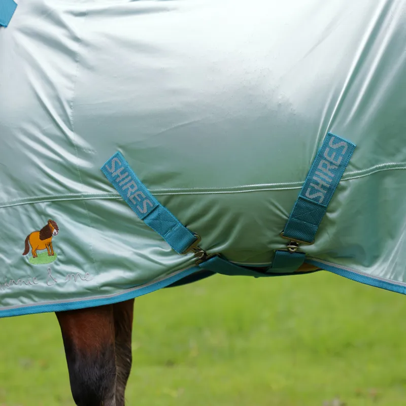 Shires Winnie And Me Fly Combo Rug Light Blue-1