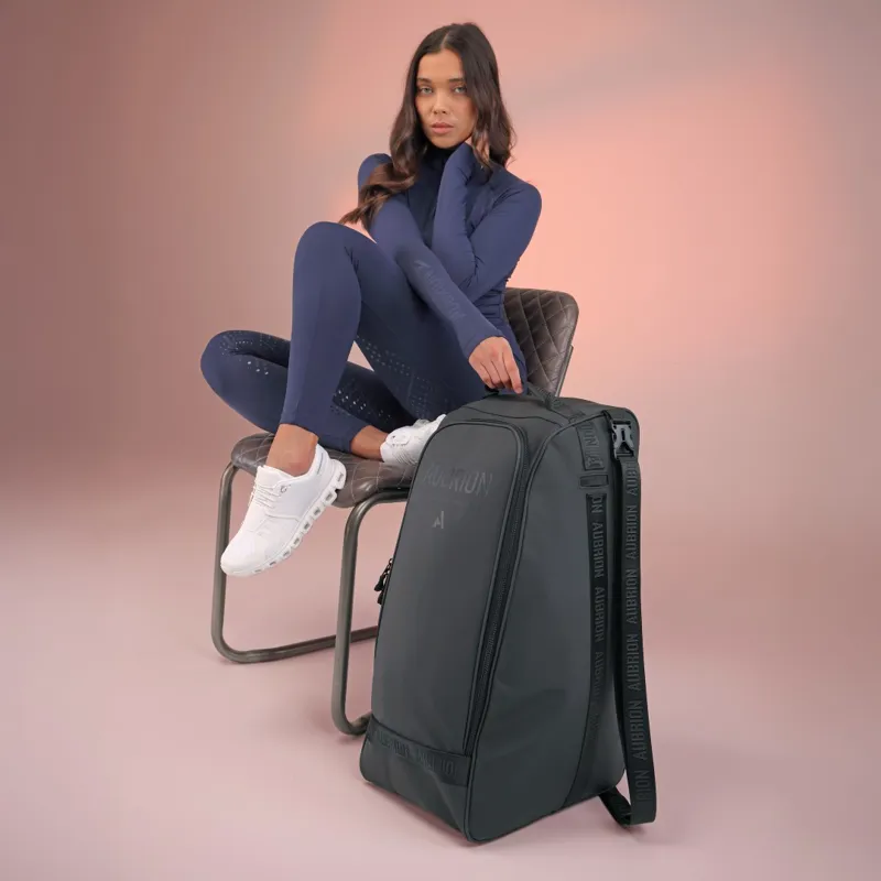 Shires Aubrion React Long Boot Bag Black-1
