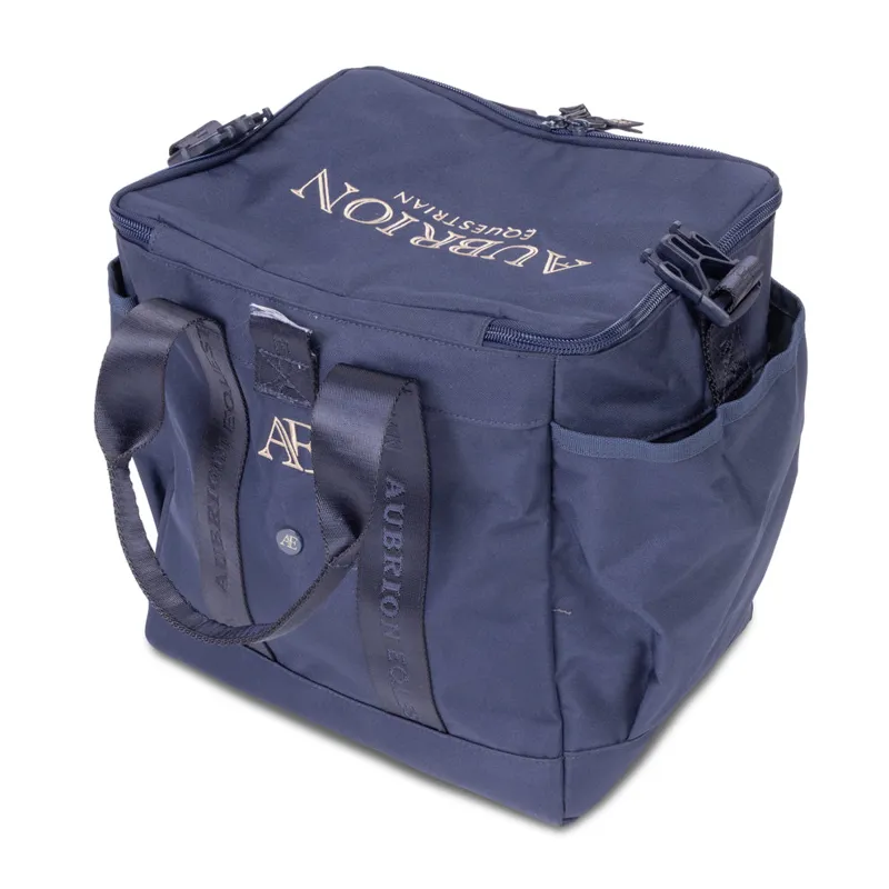 Shires Aubrion Equestrian Large Grooming Kit Bag Navy-1
