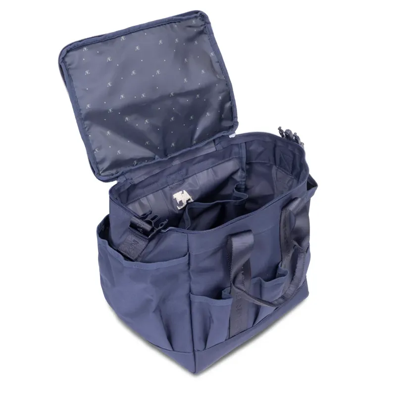 Shires Aubrion Equestrian Large Grooming Kit Bag Navy-3