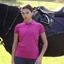 Aubrion React Womens Tech Polo Fuchsia