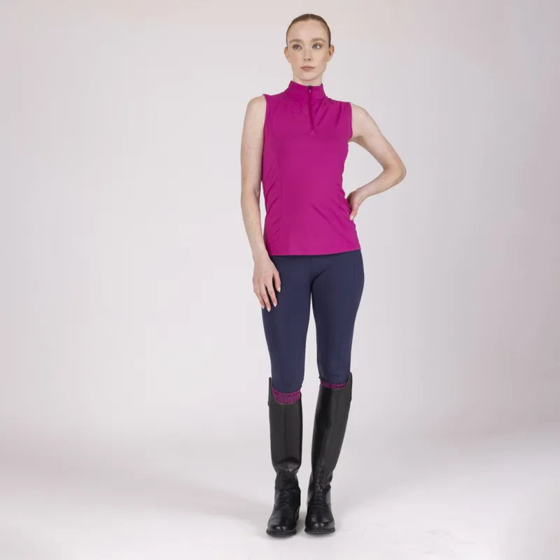 Aubrion React Womens Sleevless Base Layer Fuchsia-5