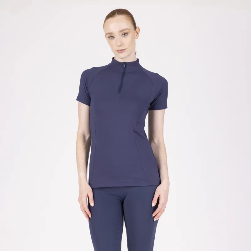 Aubrion React Womens Short Sleeve Baselayer Midnight-5