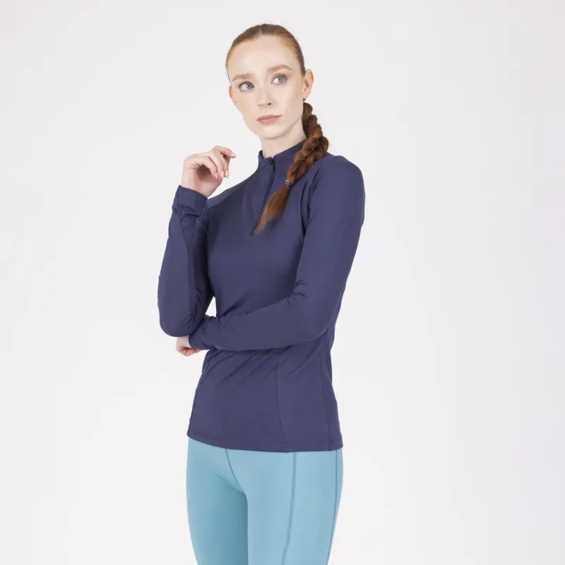 Aubrion React Womens Long Sleeve Baselayer Midnight-2