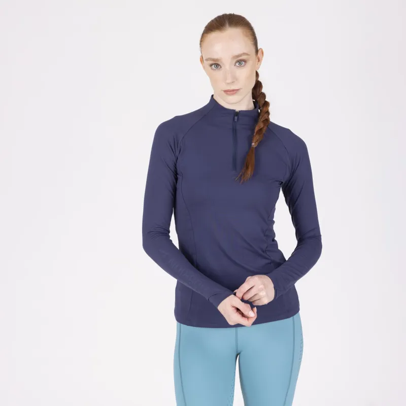 Aubrion React Womens Long Sleeve Baselayer Midnight