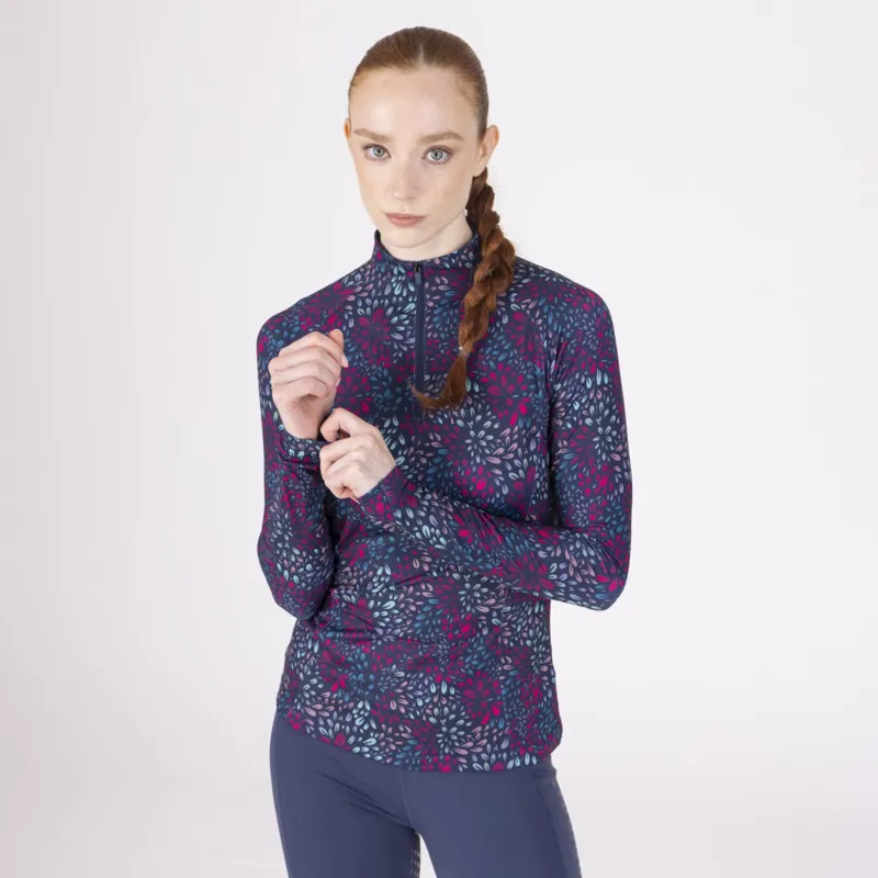 Aubrion React Womens Long Sleeve Baselayer Petal-3