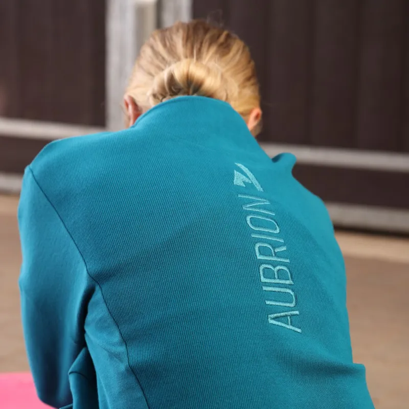 Aubrion React Womens Quarter Zip Kingfisher-3