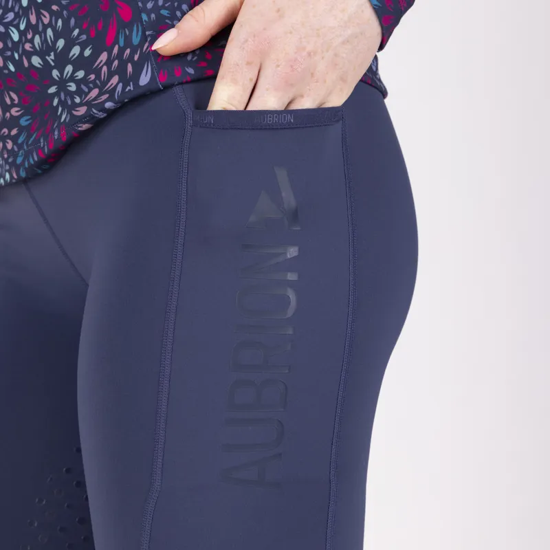 Aubrion React Womens Non Stop Riding Tights Midnight-2