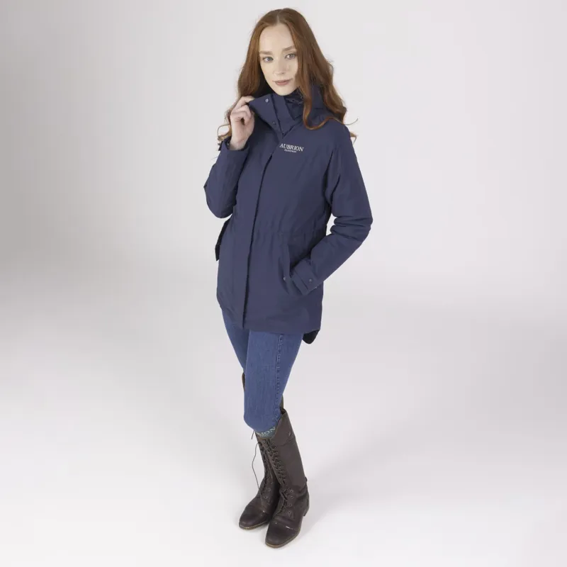 Aubrion Equestrian Womens Lightweight Coat Midnight-7