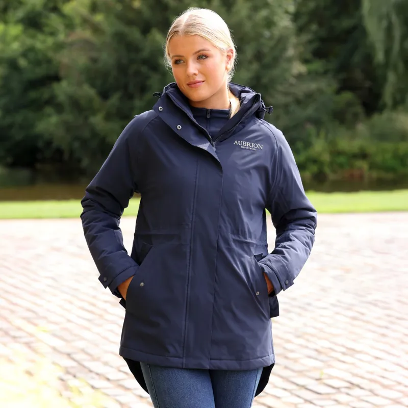Aubrion Equestrian Womens Lightweight Coat Midnight