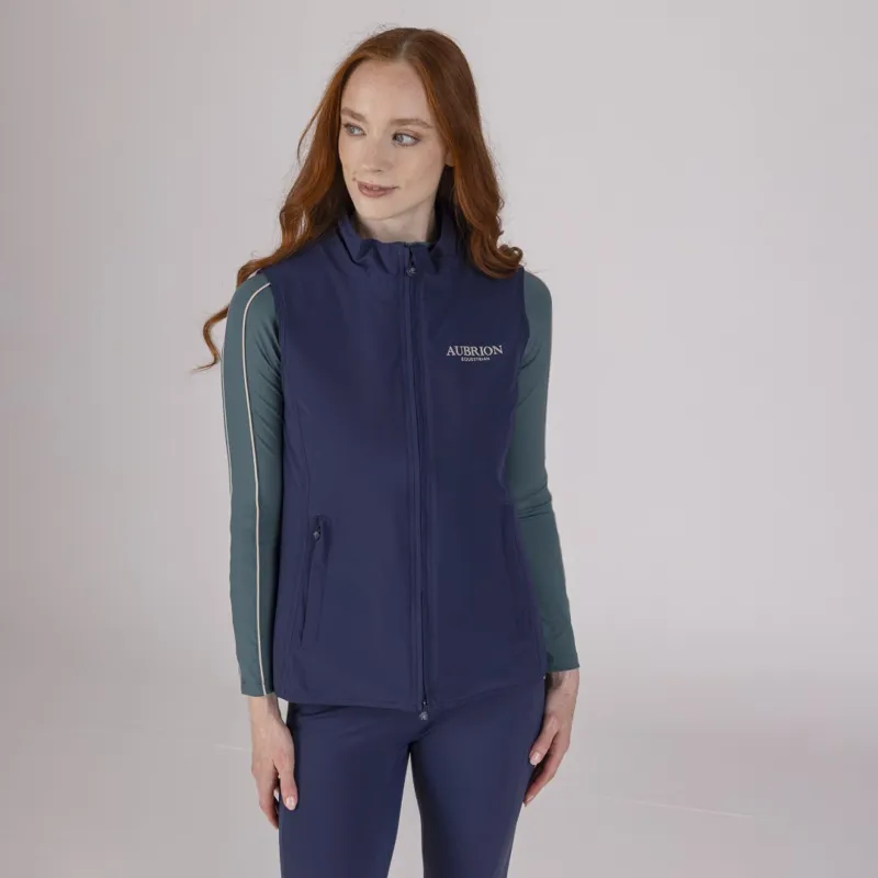 Aubrion Equestrian Womens Gilet Midnight-2