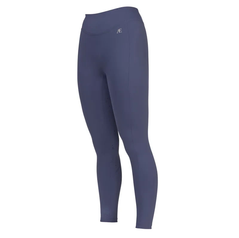 Aubrion Equestrian Womens Riding Tights Midnight-6