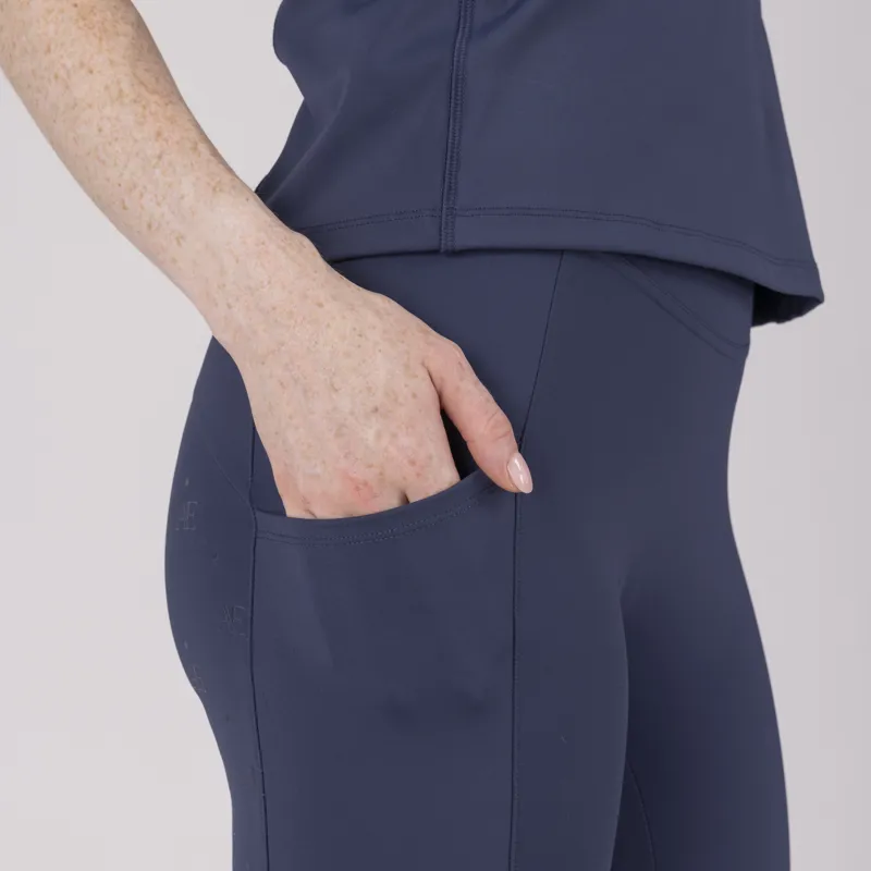 Aubrion Equestrian Womens Riding Tights Midnight-3