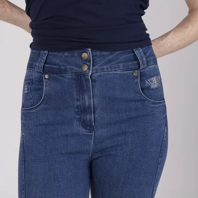 Aubrion Equestrian Womens Jean Blue-7