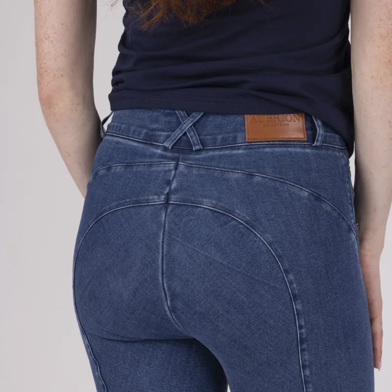 Aubrion Equestrian Womens Jean Blue-3