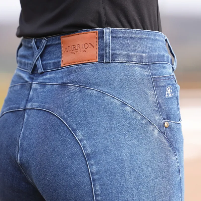 Aubrion Equestrian Womens Jean Blue-2