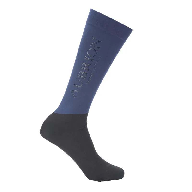 Shires Aubrion Equestrian Socks Midnight-2