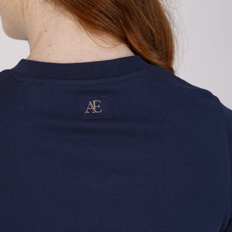 Aubrion Equestrian Womens T-Shirt Midnight-3