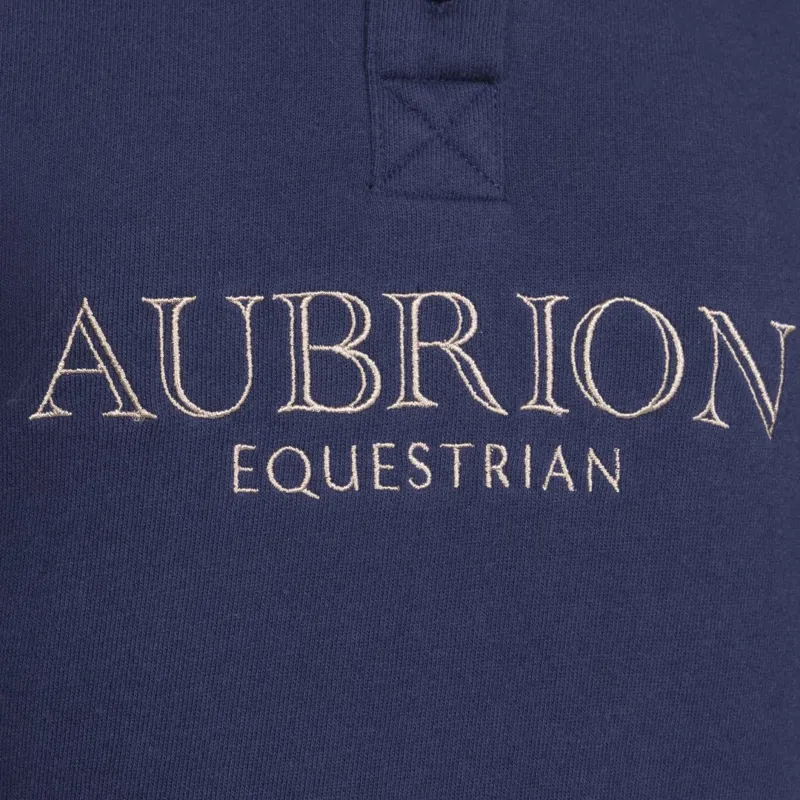 Shires Aubrion Equestrian Young Rider Button Sweatshirt  Midnight-7