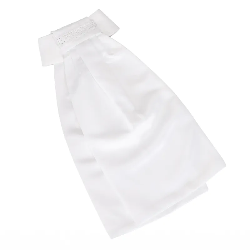 Shires Aubrion Witley Ready Tied Stock 1 Size White-5