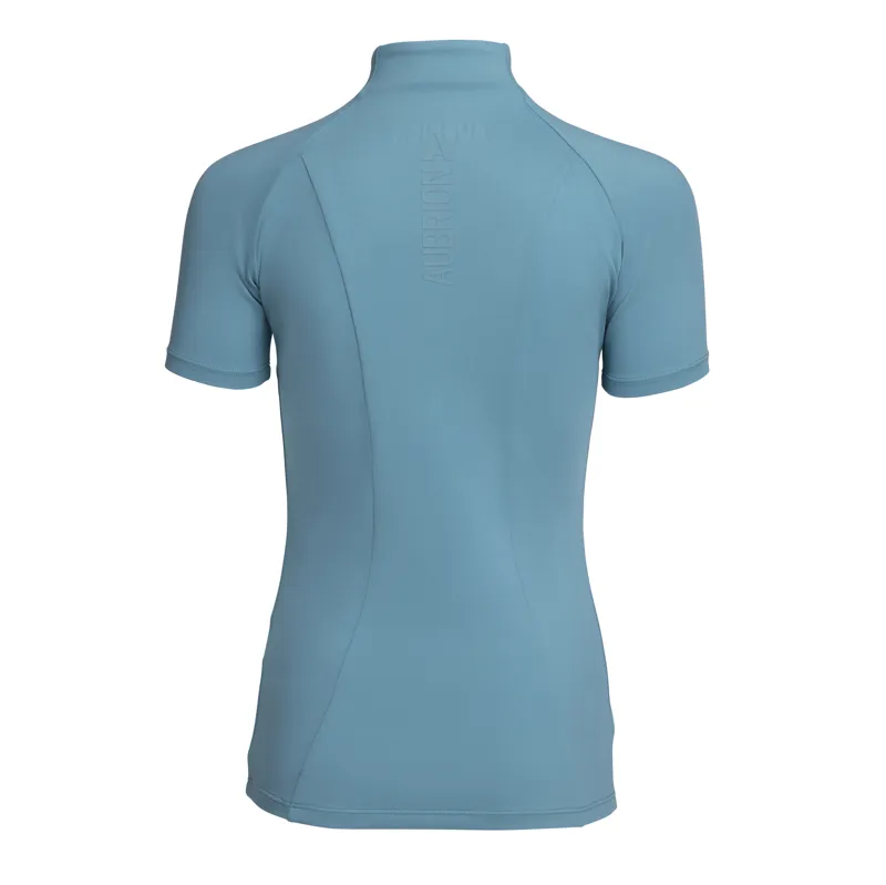 Aubrion React Young Rider Short Sleeve Base Layer Haze-1