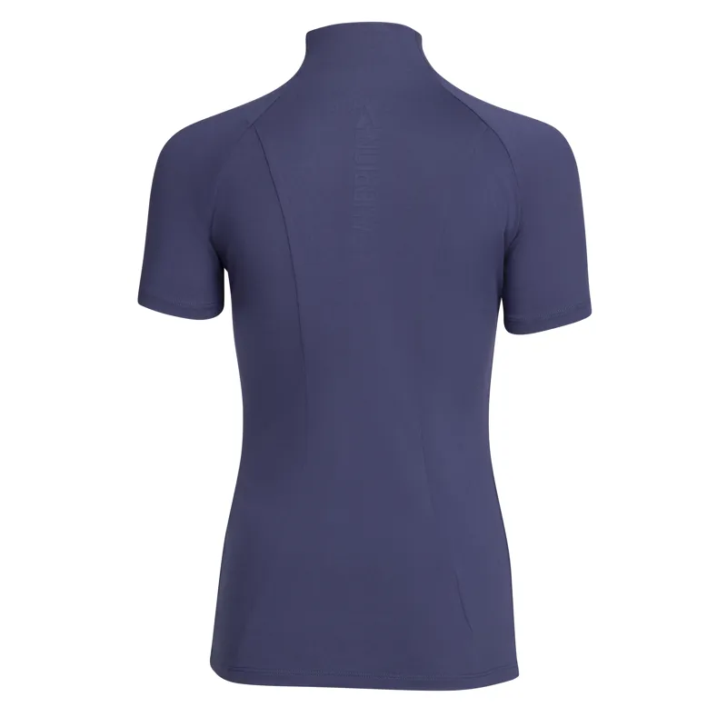 Aubrion React Young Rider Short Sleeve Base Layer Midnight-1