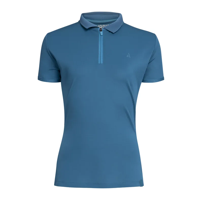 Aubrion React Young Rider Tech Polo Kingfisher-4